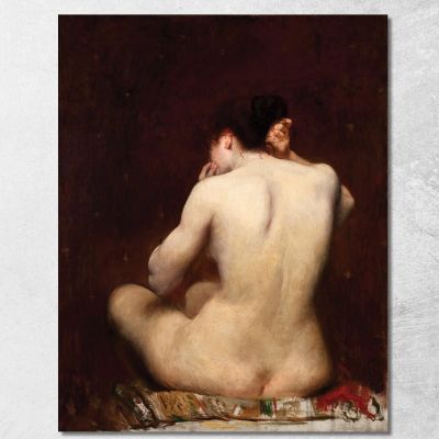 Woman'S Back Eliseu Visconti evs22 canvas print 