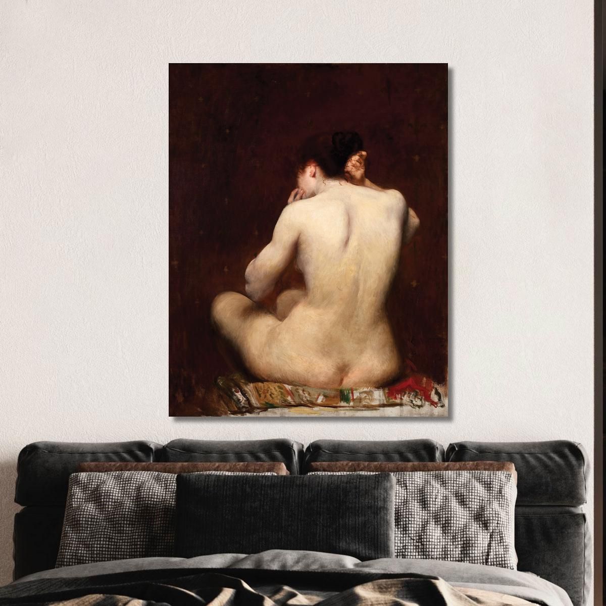 Woman'S Back Eliseu Visconti evs22 canvas print 