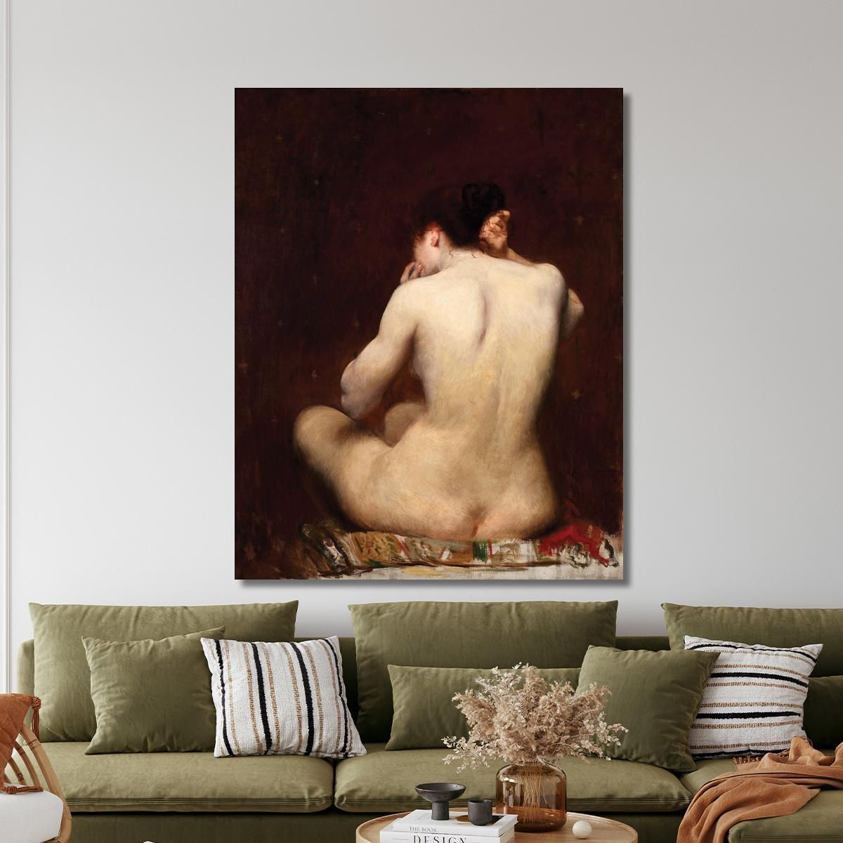 Woman'S Back Eliseu Visconti evs22 canvas print 