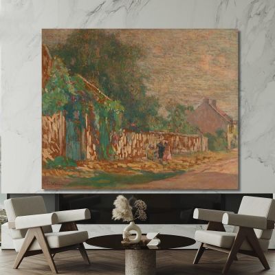 Street Flowers Eliseu Visconti evs24 canvas print 