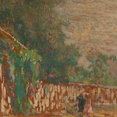 Street Flowers Eliseu Visconti evs24 canvas print