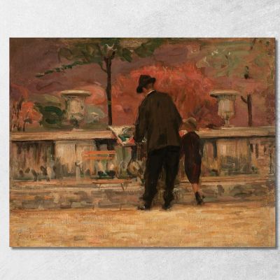 Luxembourg Gardens 2 Eliseu Visconti evs27 canvas print 