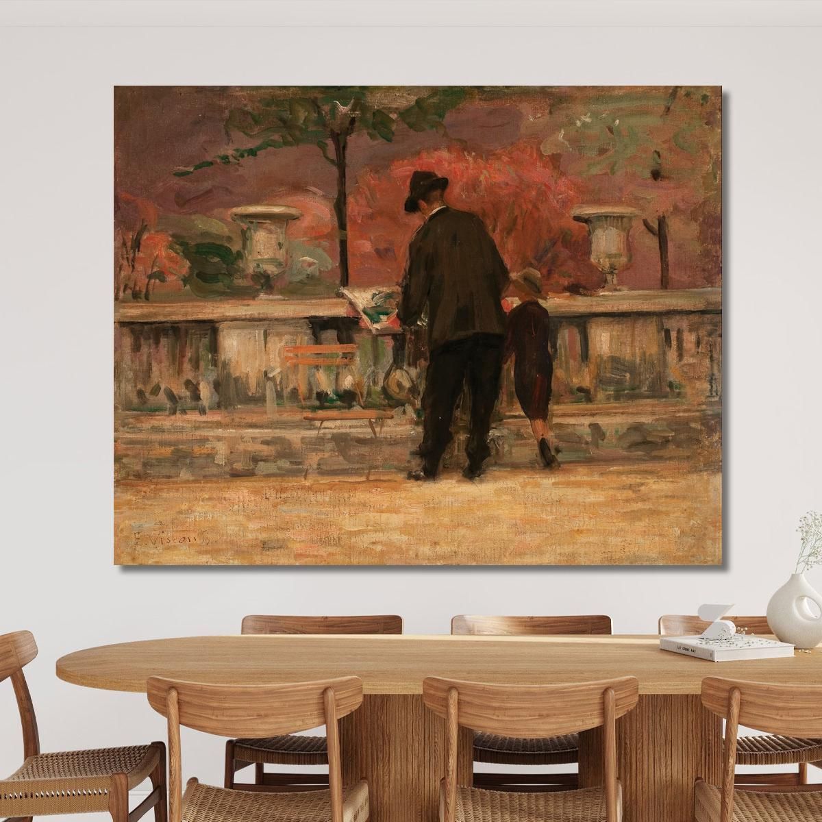 Luxembourg Gardens 2 Eliseu Visconti evs27 canvas print 