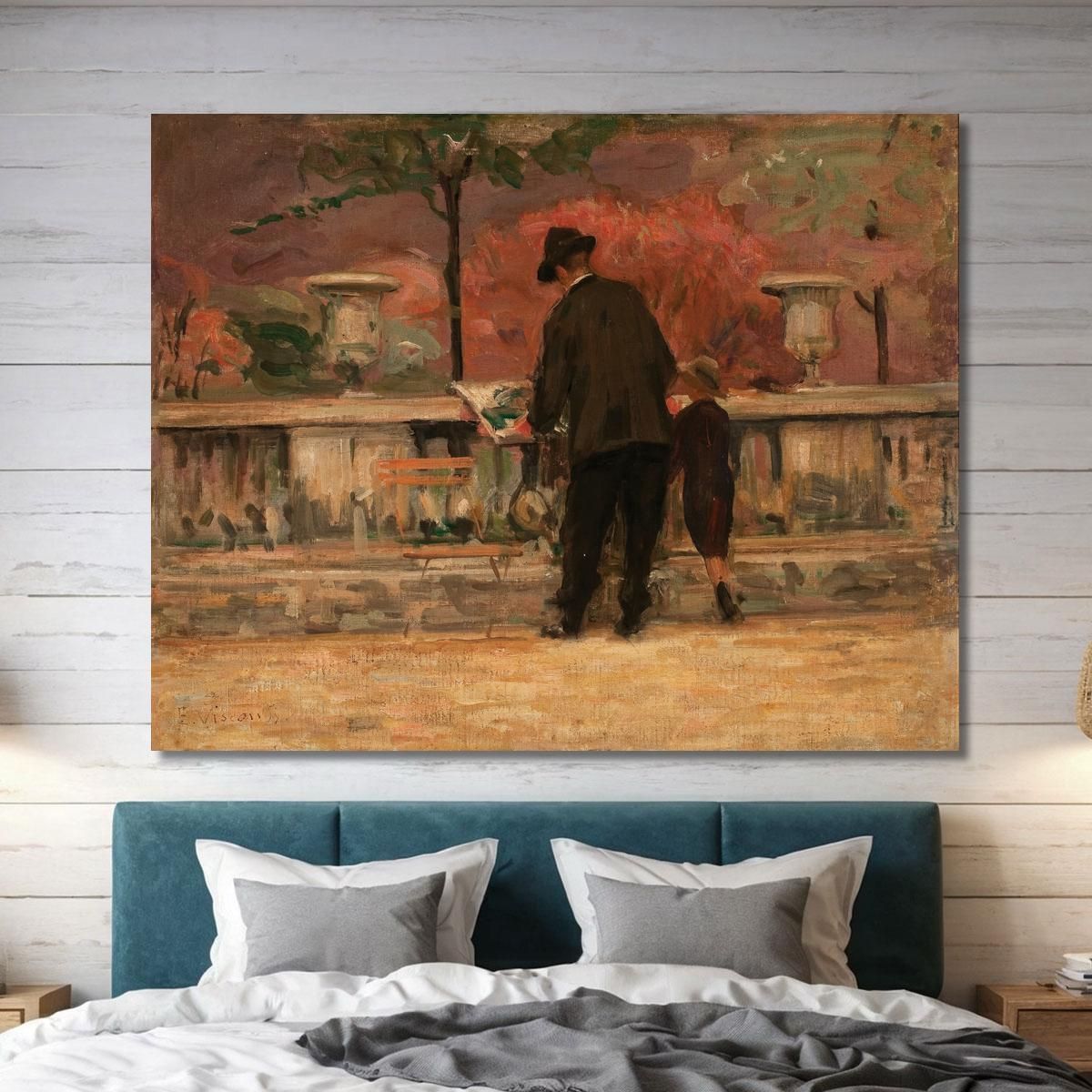 Luxembourg Gardens 2 Eliseu Visconti evs27 canvas print 