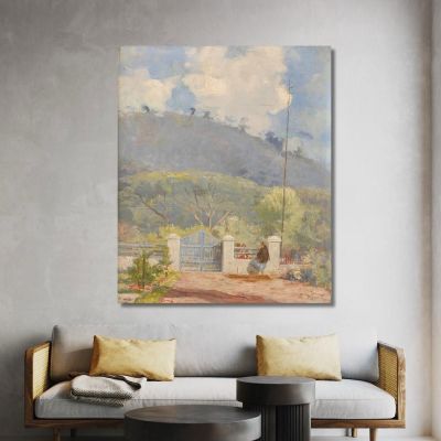 Teresopolis Morning Eliseu Visconti evs31 canvas print 
