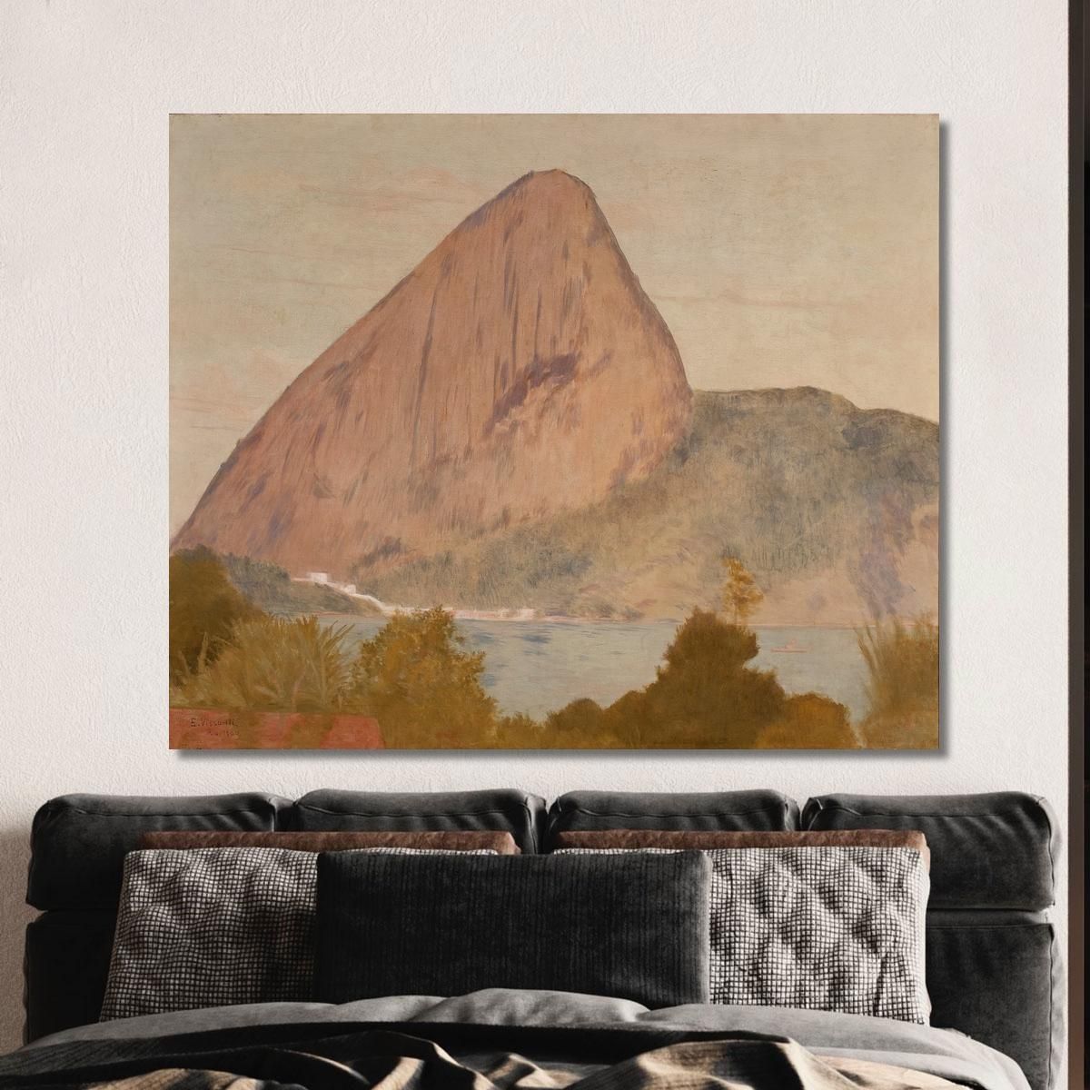 Marina With Sugarloaf Mountain Eliseu Visconti evs32 canvas print 