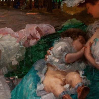 Maternity Eliseu Visconti evs33 canvas print