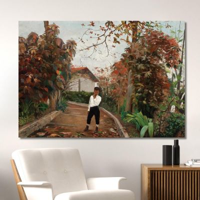 Boy On The Hill Eliseu Visconti evs34 canvas print 
