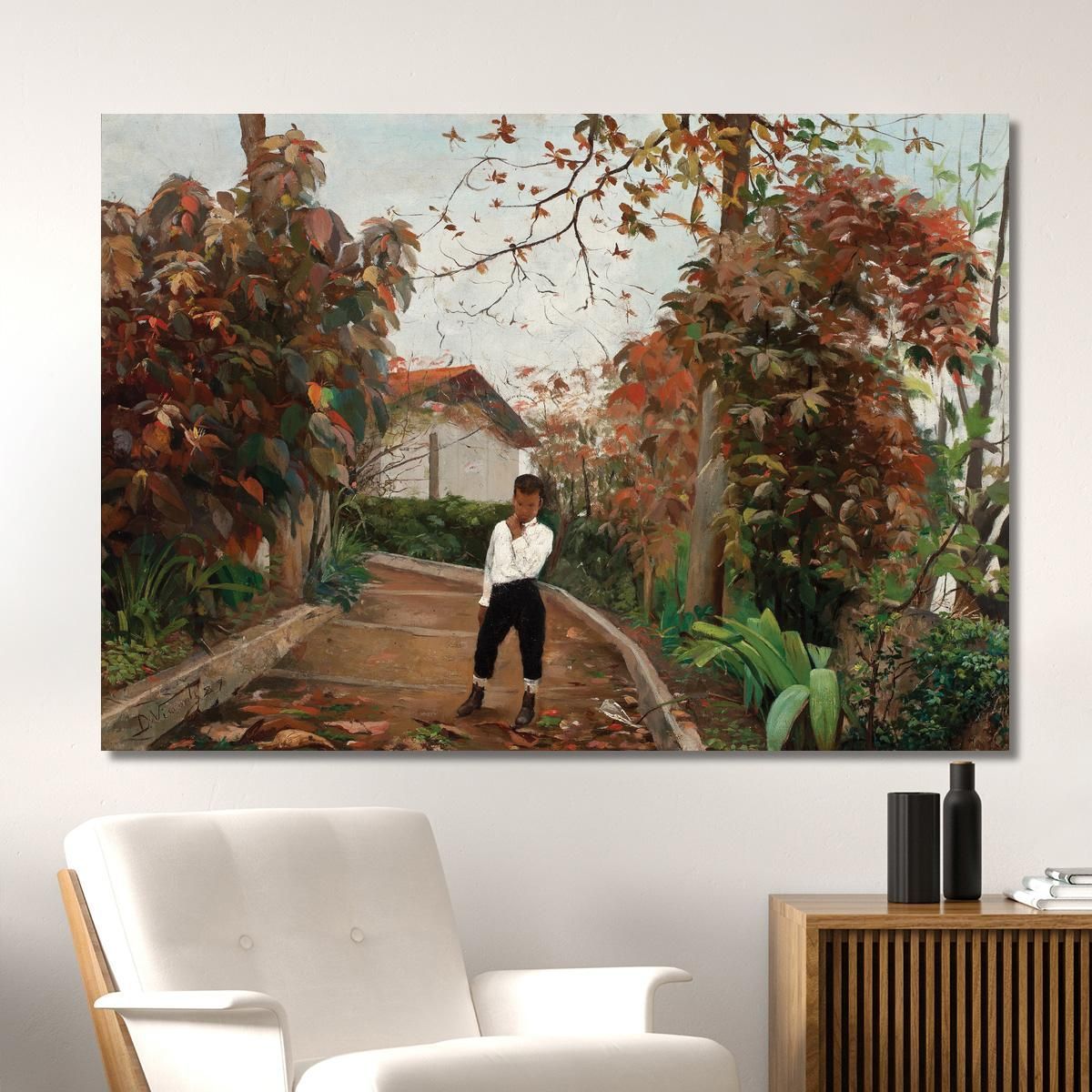 Boy On The Hill Eliseu Visconti evs34 canvas print 