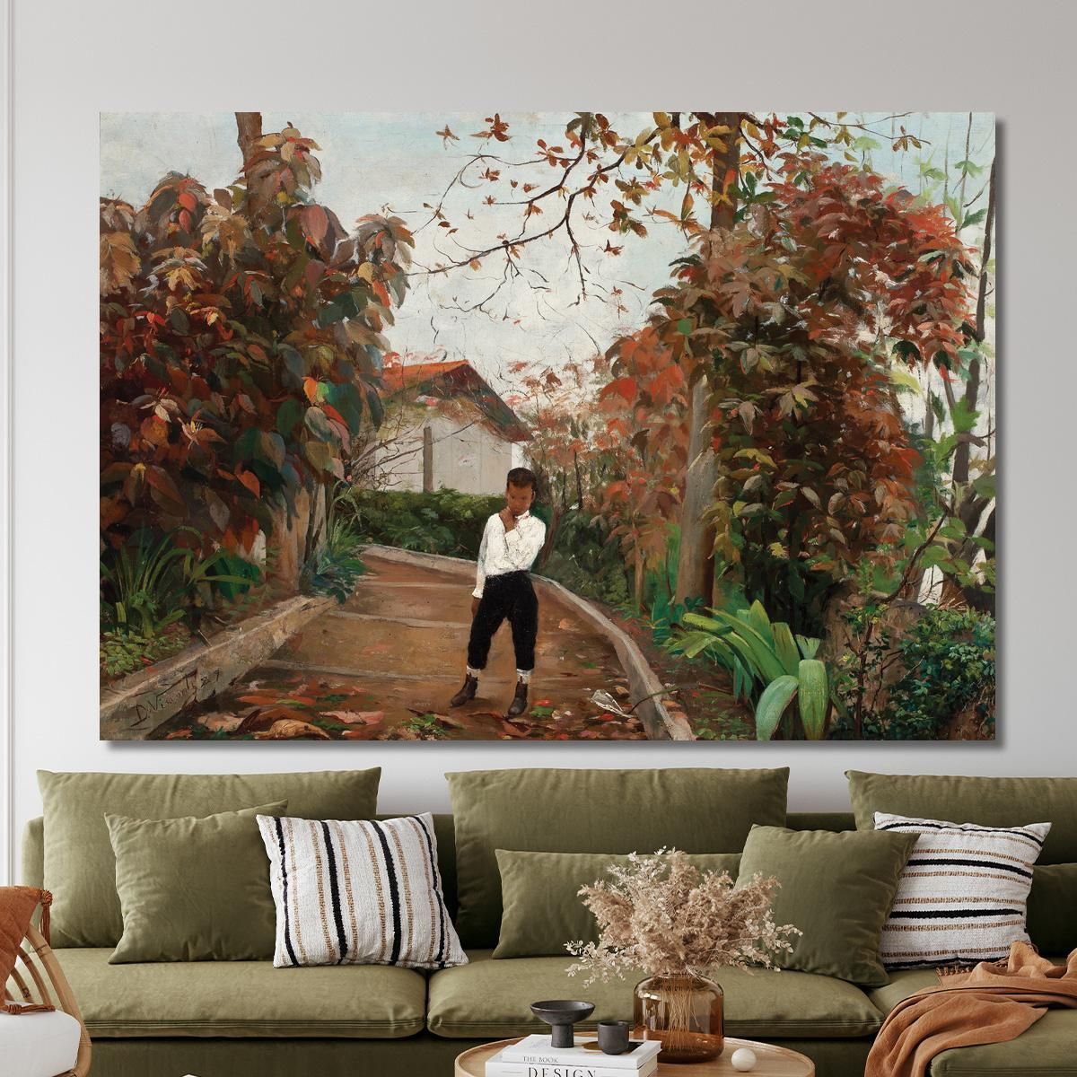 Boy On The Hill Eliseu Visconti evs34 canvas print 