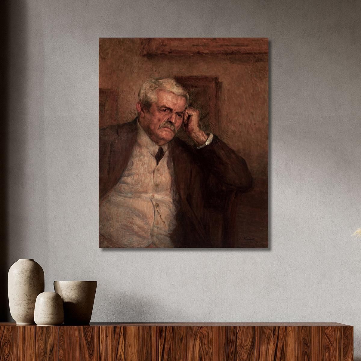 My Brother Afonso Eliseu Visconti evs35 canvas print 