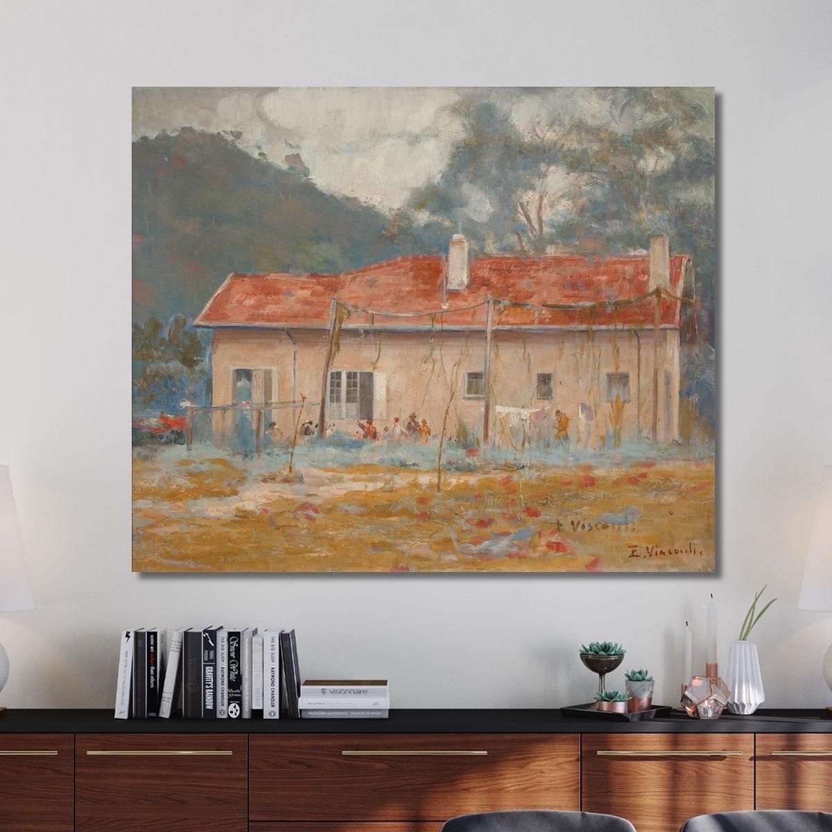 My Country House Eliseu Visconti evs37 canvas print 