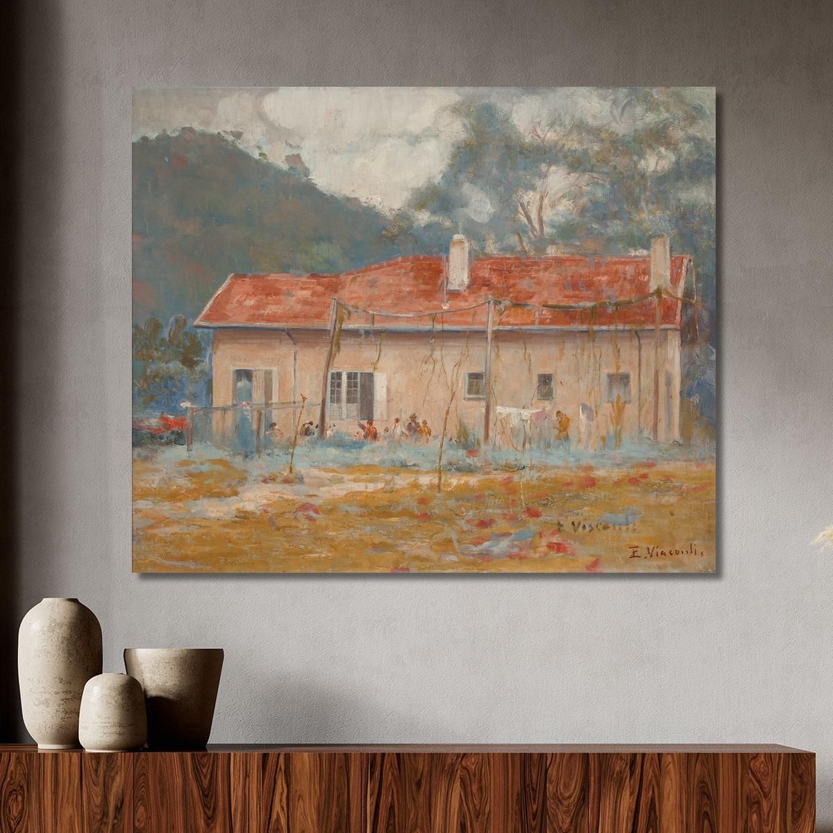 My Country House Eliseu Visconti evs37 canvas print 