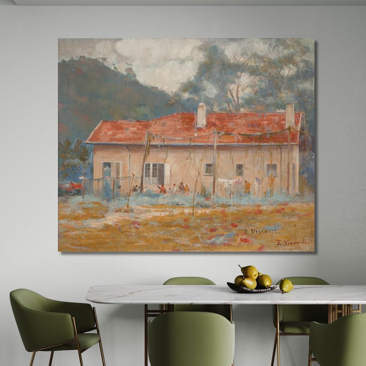 My Country House Eliseu Visconti evs37 canvas print 