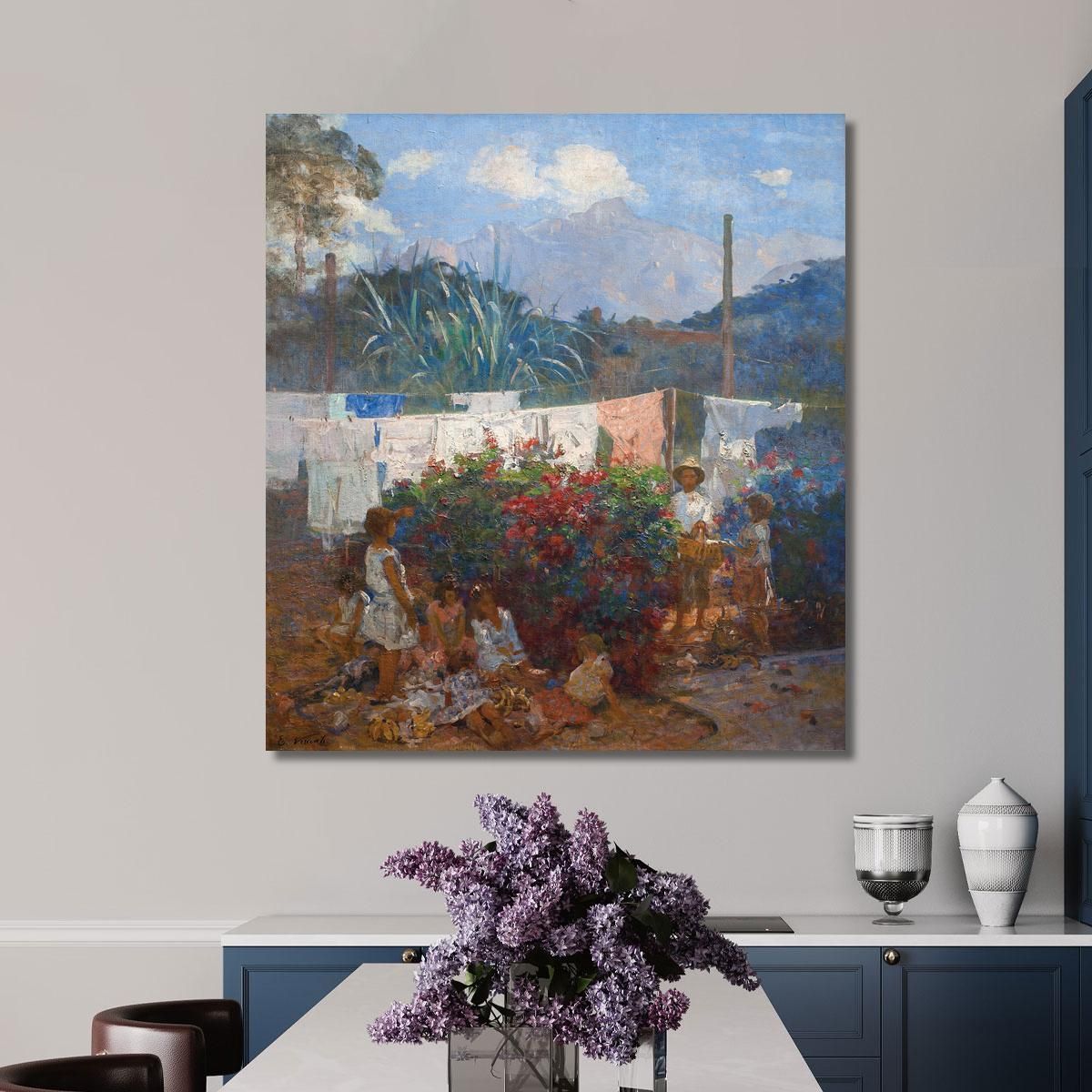 The Baptism Of The Doll Eliseu Visconti evs45 canvas print 