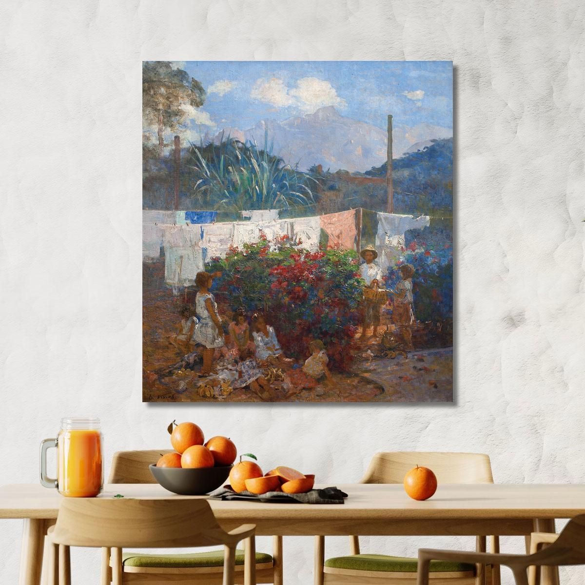 The Baptism Of The Doll Eliseu Visconti evs45 canvas print 