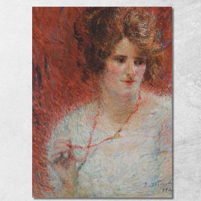 The Necklace Eliseu Visconti evs46 canvas print 