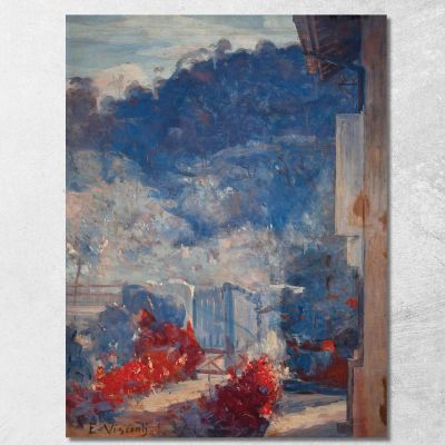 Sunbeams Eliseu Visconti evs57 canvas print 
