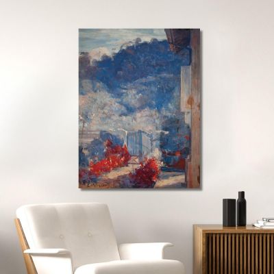 Sunbeams Eliseu Visconti evs57 canvas print 