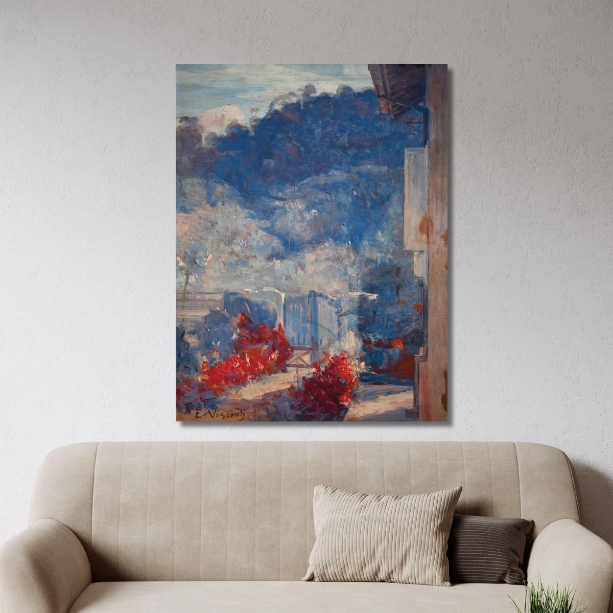 Sunbeams Eliseu Visconti evs57 canvas print 