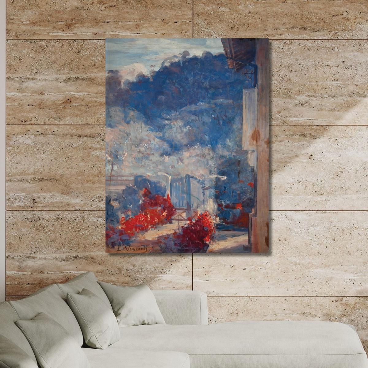 Sunbeams Eliseu Visconti evs57 canvas print 