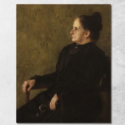 Portrait Of Adelaide Simas Eliseu Visconti evs58 canvas print 