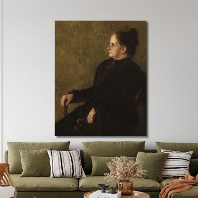 Portrait Of Adelaide Simas Eliseu Visconti evs58 canvas print 