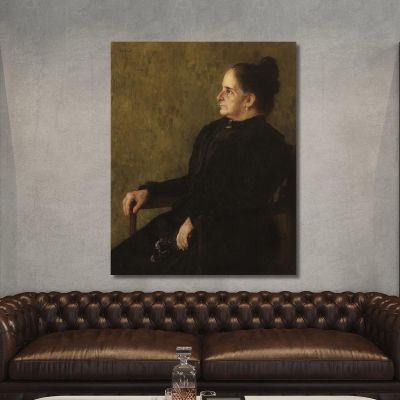 Portrait Of Adelaide Simas Eliseu Visconti evs58 canvas print 