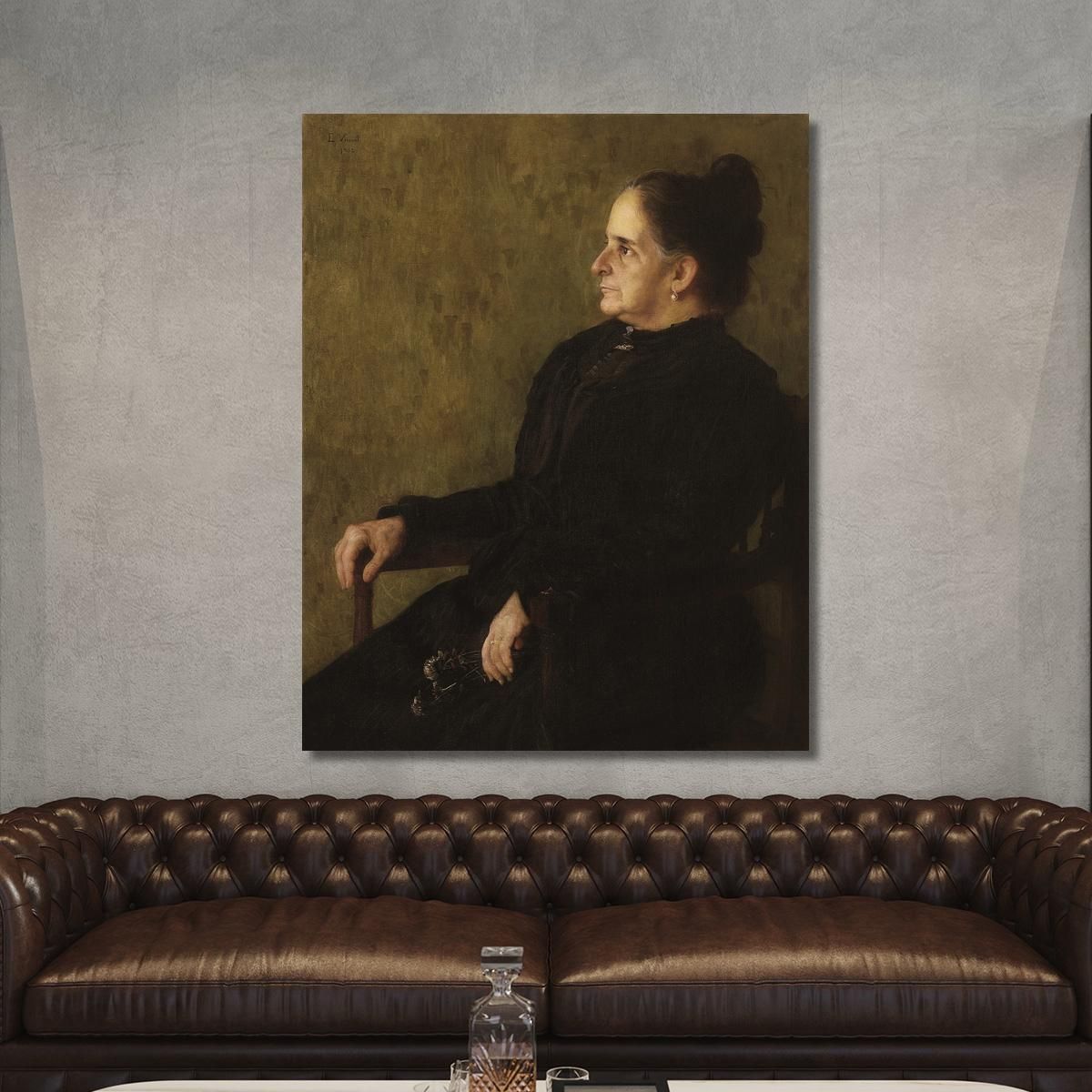 Portrait Of Adelaide Simas Eliseu Visconti evs58 canvas print 