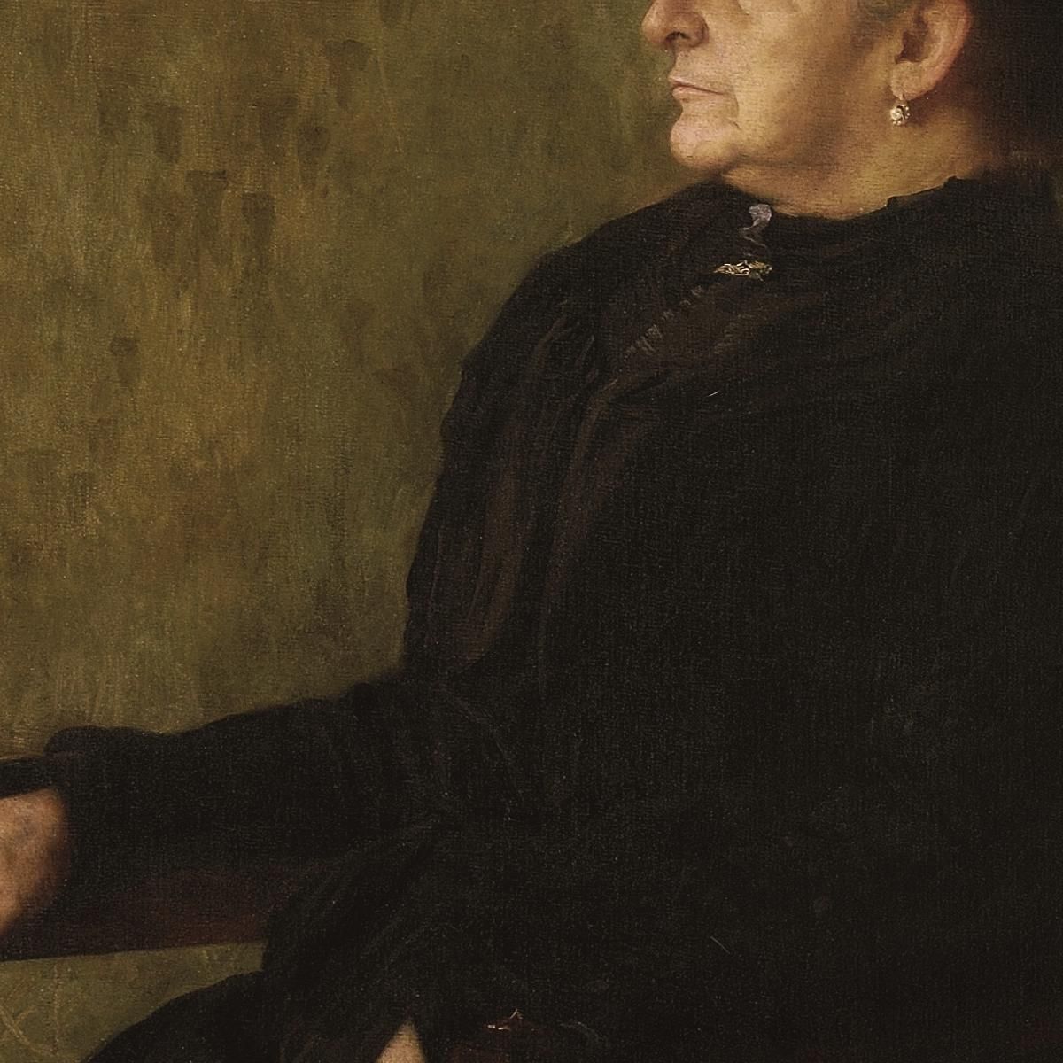 Portrait Of Adelaide Simas Eliseu Visconti evs58 canvas print