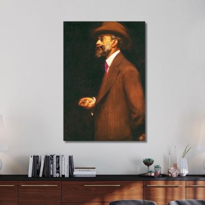 Portrait Of Gonzaga Duke Eliseu Visconti evs60 canvas print 
