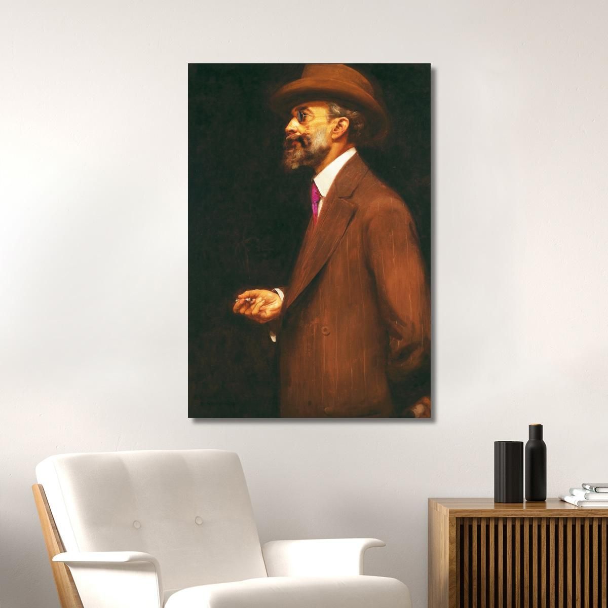 Portrait Of Gonzaga Duke Eliseu Visconti evs60 canvas print 