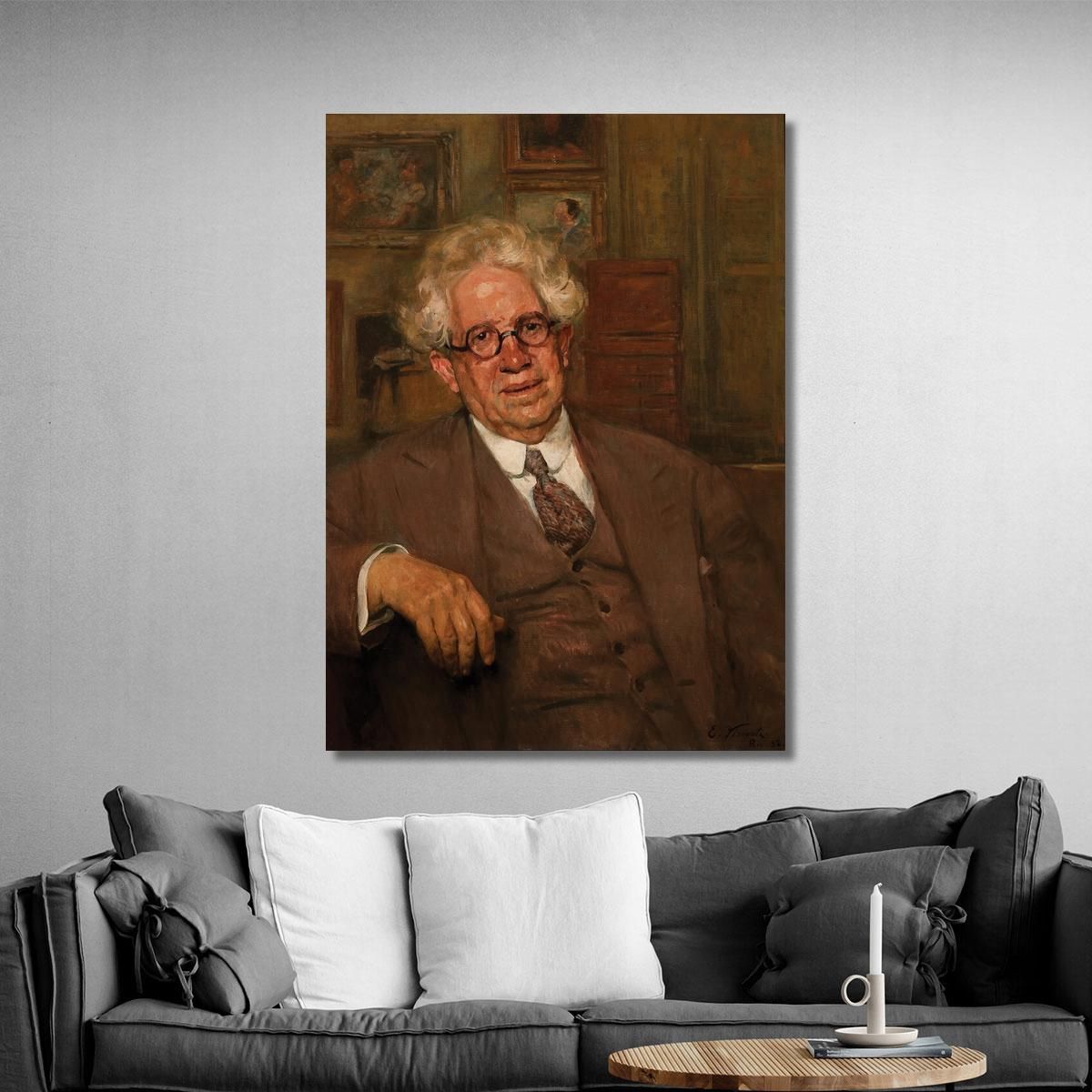 Portrait Of José Da Silva Brandão Eliseu Visconti evs61 canvas print 