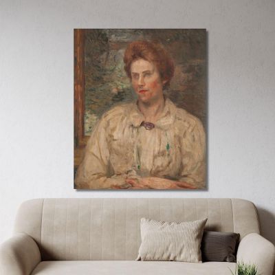 Portrait Of Louise Eliseu Visconti evs62 canvas print 