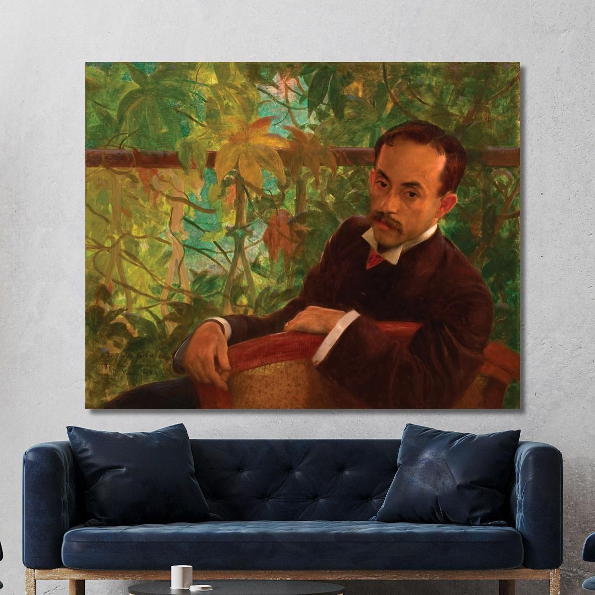 Portrait Of Ovid Romeiro Eliseu Visconti evs64 canvas print 