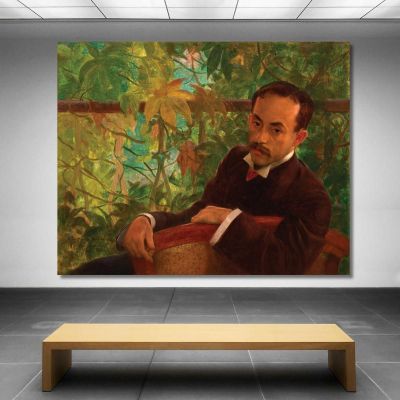 Portrait Of Ovid Romeiro Eliseu Visconti evs64 canvas print 