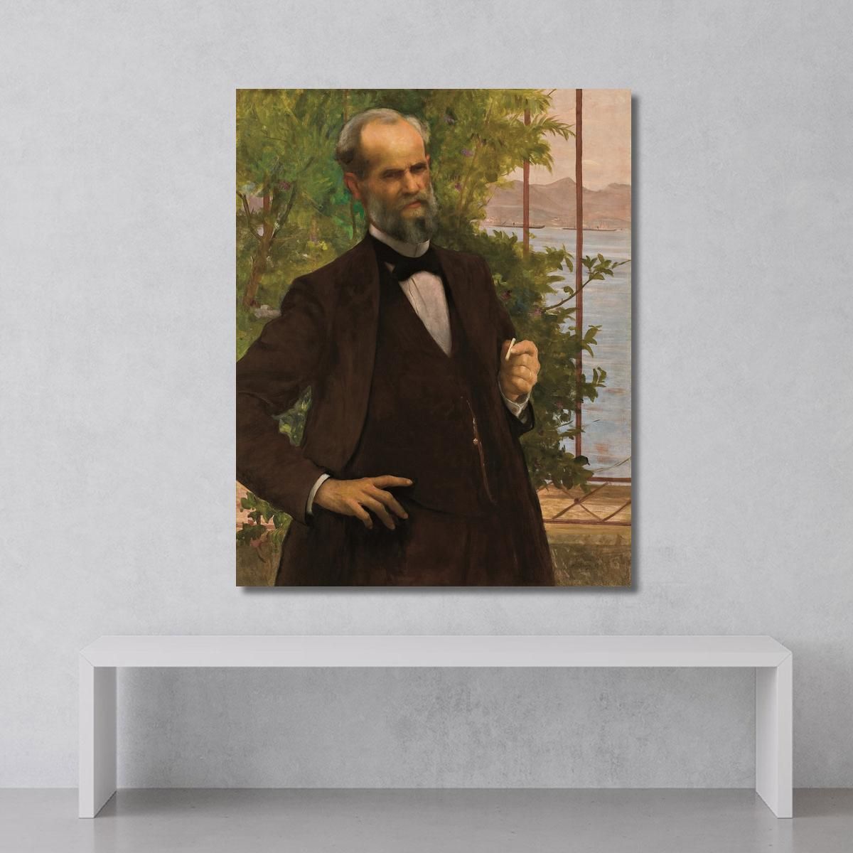 Portrait Of Mr. Simas Eliseu Visconti evs65 canvas print 