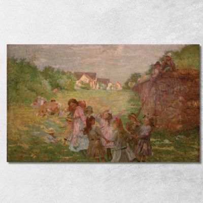 Children'S Round Eliseu Visconti evs66 canvas print 