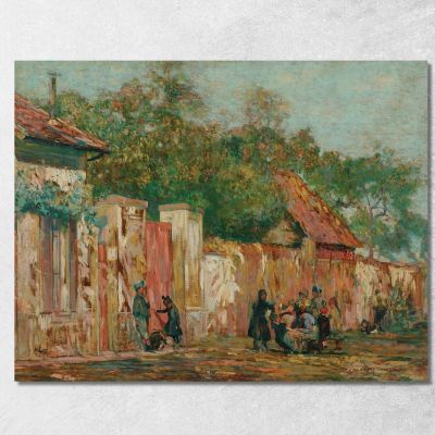 Afternoon In Saint Hubert Eliseu Visconti evs70 canvas print 