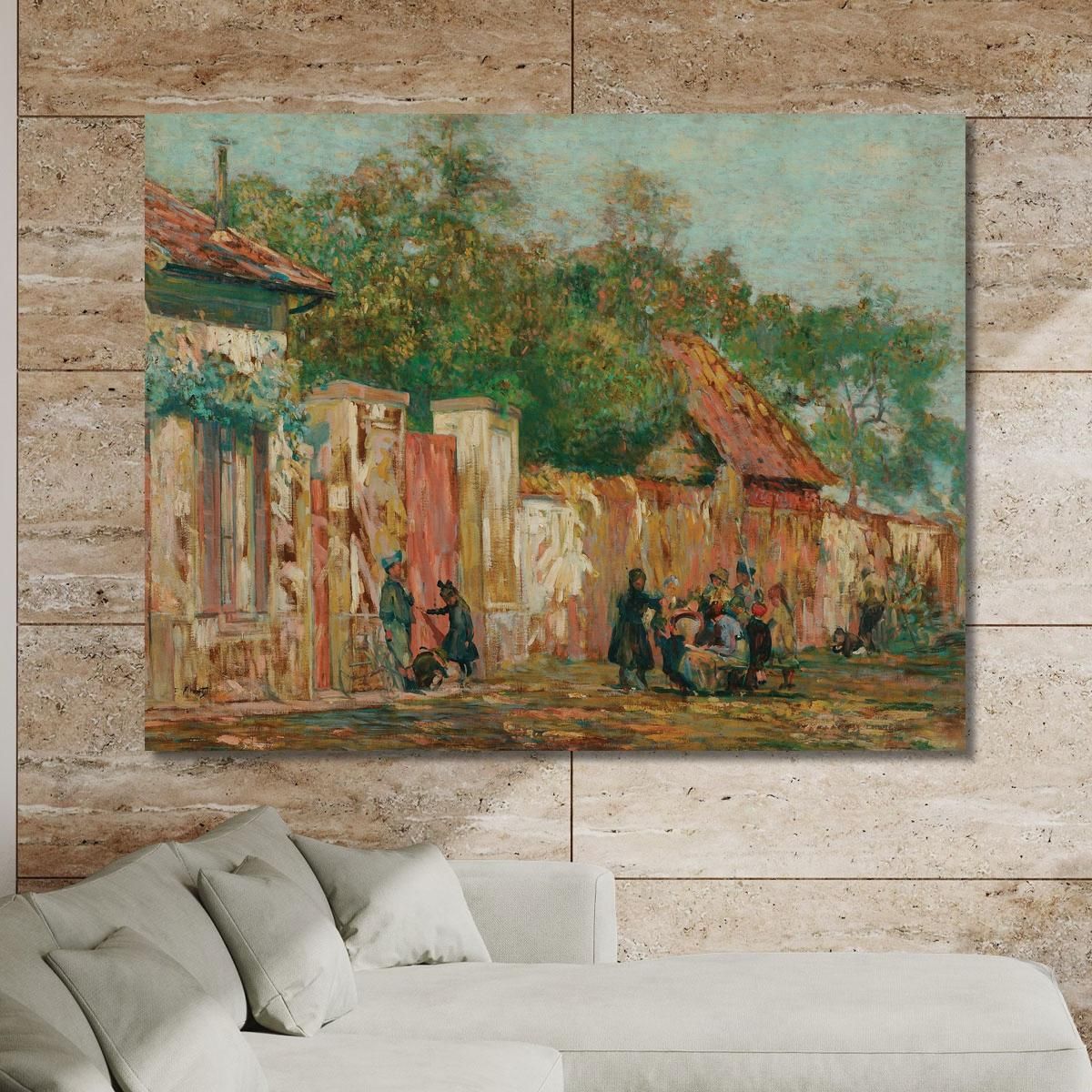 Afternoon In Saint Hubert Eliseu Visconti evs70 canvas print 