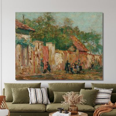 Afternoon In Saint Hubert Eliseu Visconti evs70 canvas print 