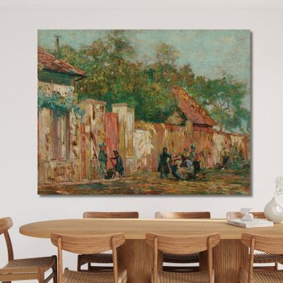 Afternoon In Saint Hubert Eliseu Visconti evs70 canvas print 