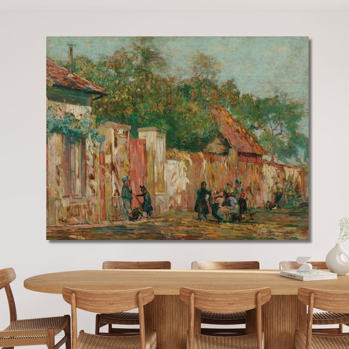 Afternoon In Saint Hubert Eliseu Visconti evs70 canvas print 