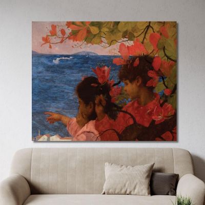 Sea View Eliseu Visconti evs76 canvas print 