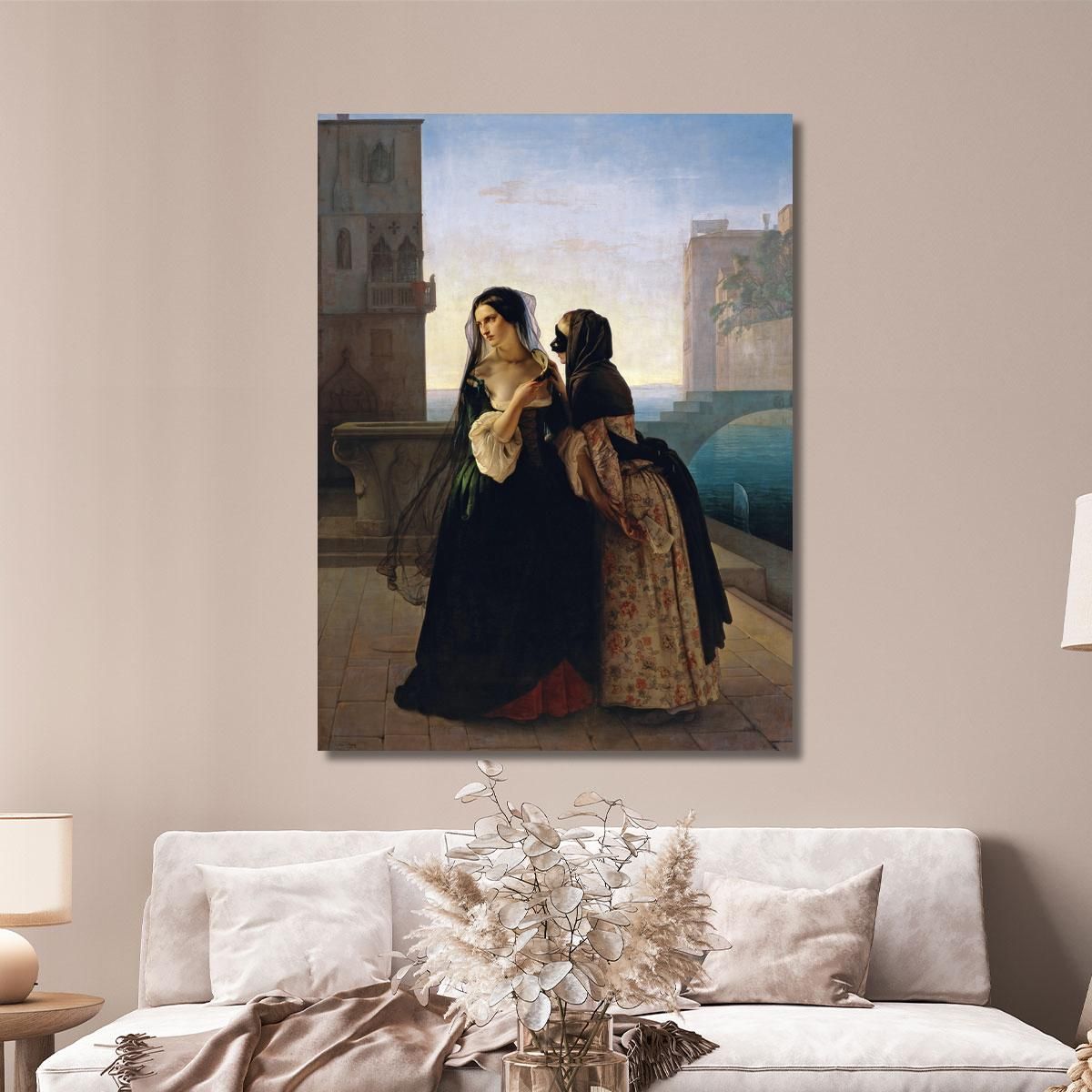 Advice On Revenge Francesco Hayez fhy31 canvas print 