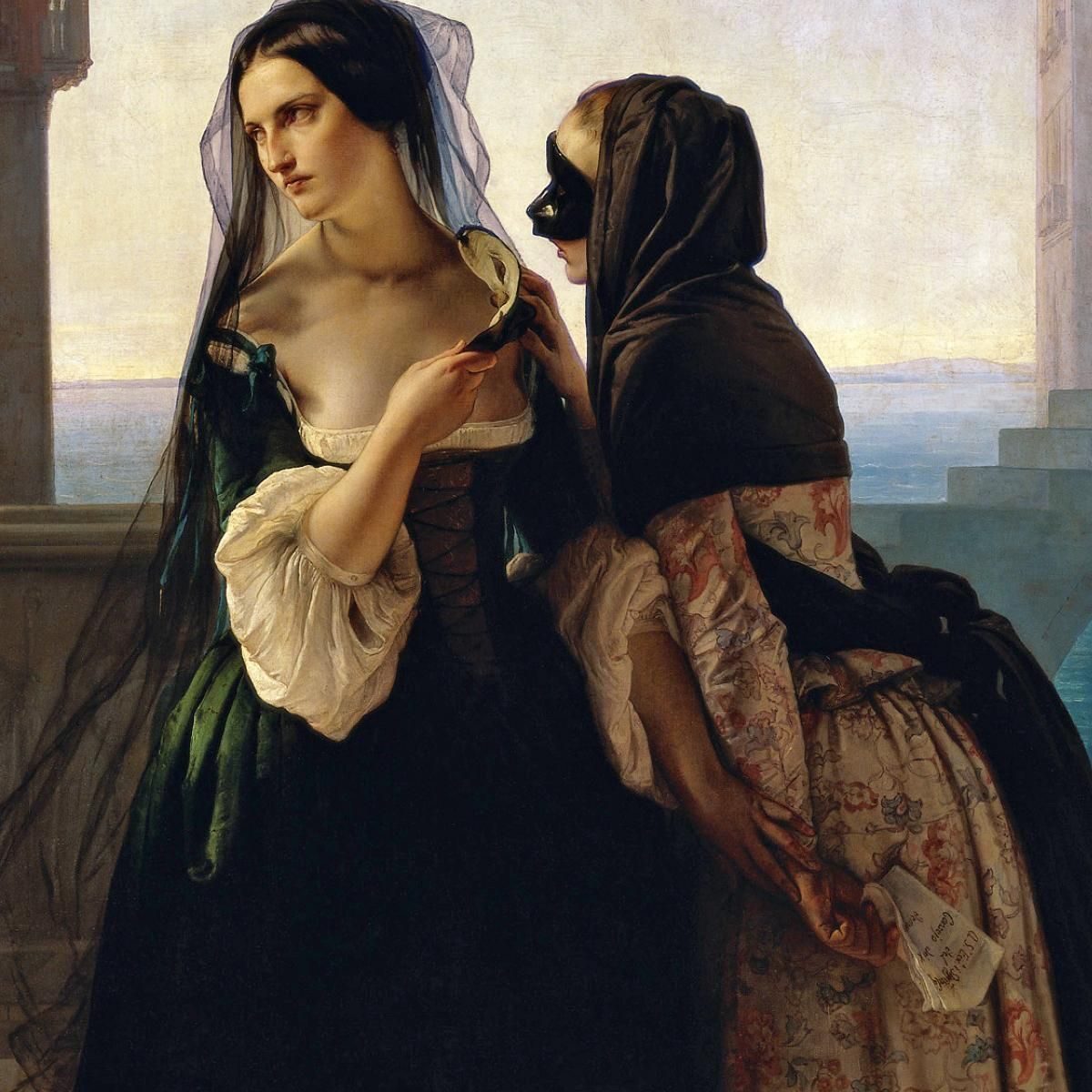 Advice On Revenge Francesco Hayez fhy31 canvas print