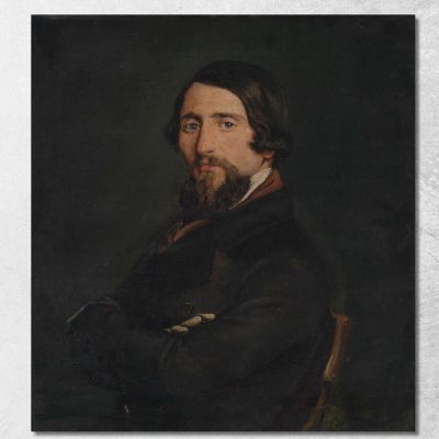 Portrait Of A Gentleman Francesco Hayez fhy32 canvas print 