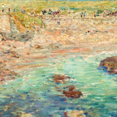 Bailey'S Beach Newport R.I. Frederick Childe Hassam fch3 canvas print