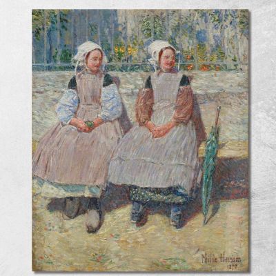 In The Sunlight Frederick Childe Hassam fch5 canvas print