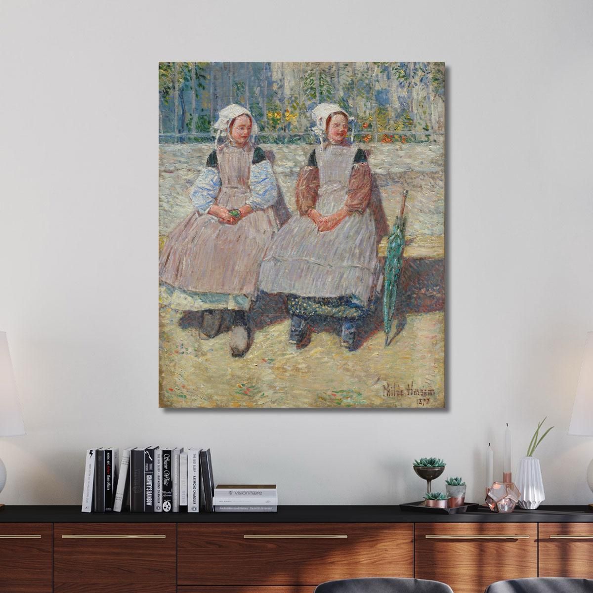 In The Sunlight Frederick Childe Hassam fch5 canvas print